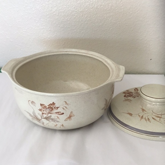 ROYAL ALBERT COVERED " SUMMER FANTASY" COUNTRY GARDEN COOK POT - Picture 3 of 4